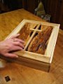Opening Dogwood and Hickory Bible Box